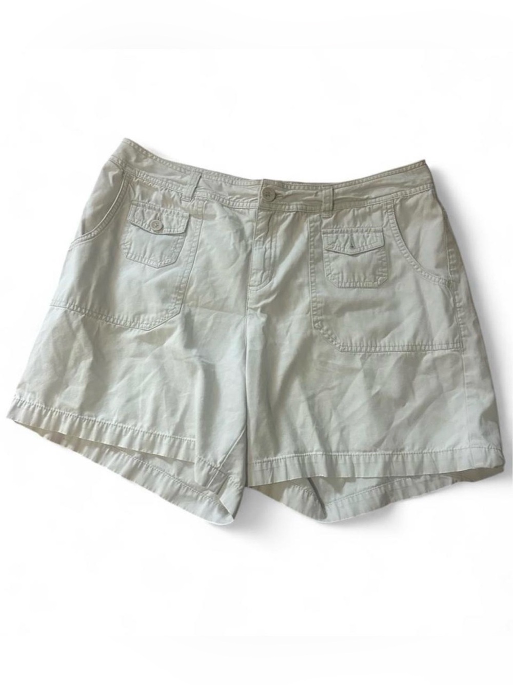 Cherokee cream cotton shorts